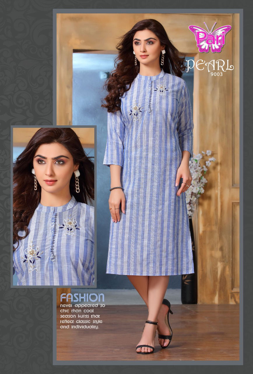 Pari Pear 9 Casual Wear Latest Fancy Lining Designer Rayon Kurtis Collection 